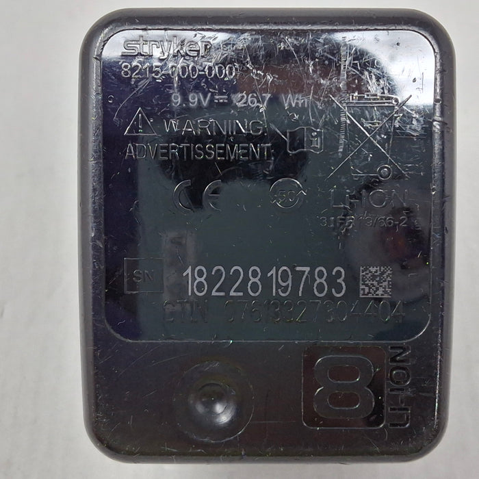 Stryker 8215-000-000 System 8 Large Battery