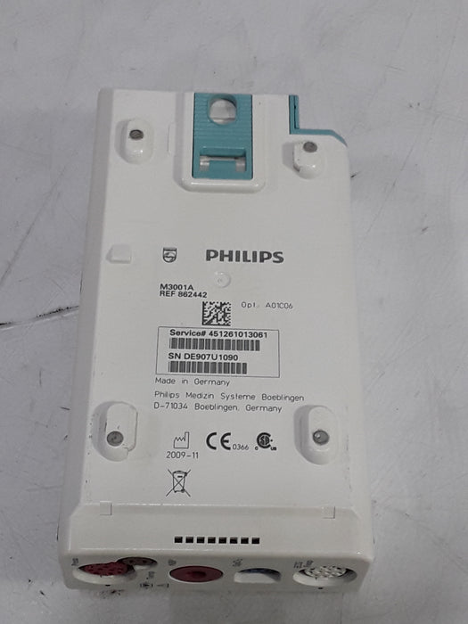 Philips M3001A-A01C06 Fast SpO2, NIBP, ECG, Temp, IBP MMS Module