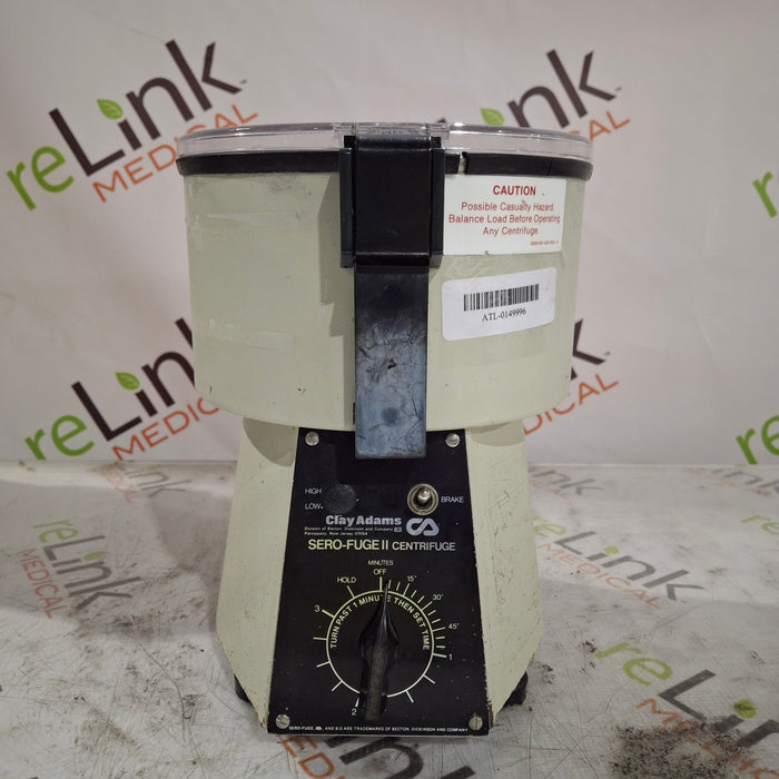 Clay Adams Sero-fuge II Centrifuge