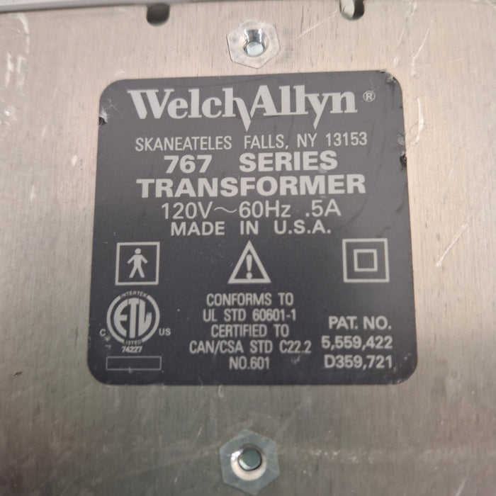 Welch Allyn 767 Otoscope/Ophthalmoscope Wall Tranformer