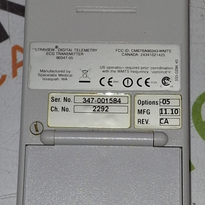 Spacelabs Healthcare 90347-05 Telemetry Transmitter