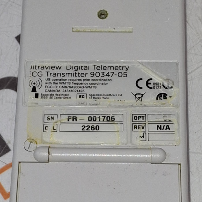 Spacelabs Healthcare 90347-05 Telemetry Transmitter
