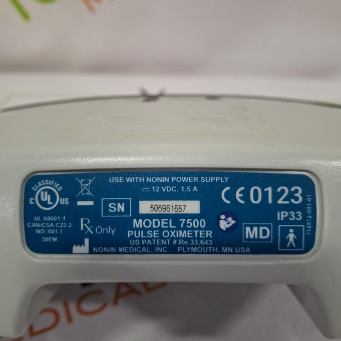 Nonin Medical 7500 Pulse Oximeter
