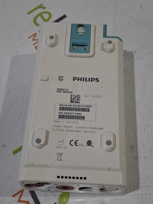 Philips M3001A-A01C06 Fast SpO2, NIBP, ECG, Temp, IBP MMS Module
