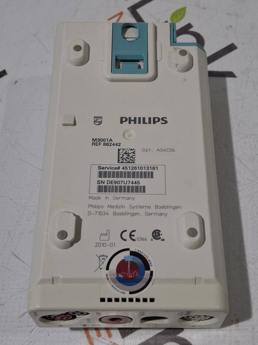 Philips M3001A-A04C06 OxiMax SpO2, NIBP, ECG, Temp, IBP MMS Module