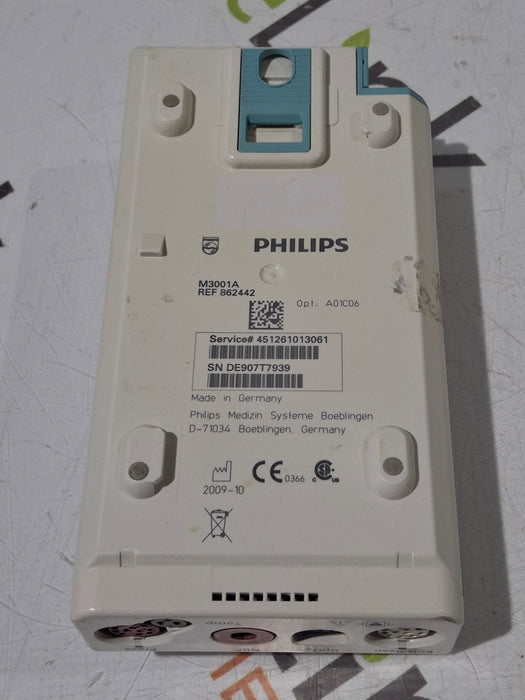 Philips M3001A-A01C06 Fast SpO2, NIBP, ECG, Temp, IBP MMS Module