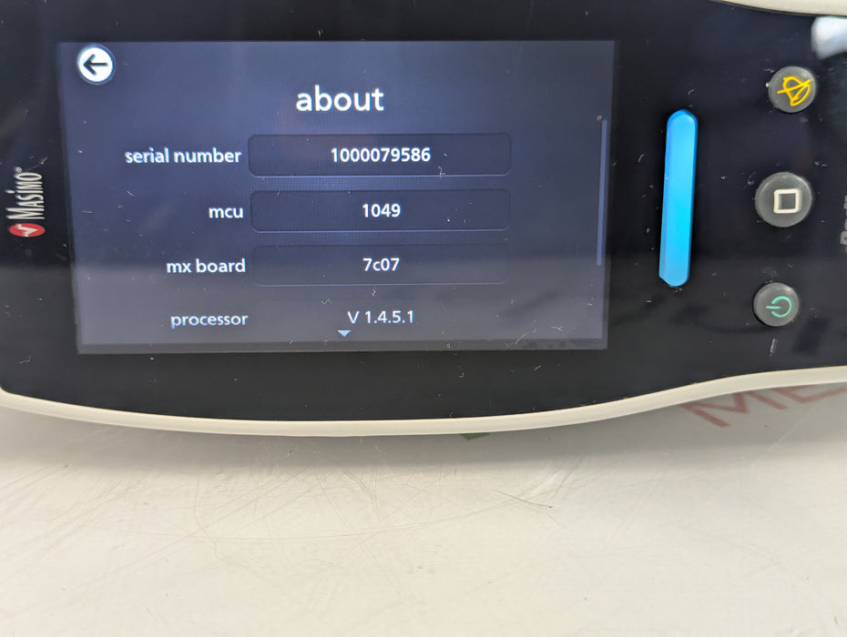 Masimo Radical 7 Pulse Oximeter w/ Base