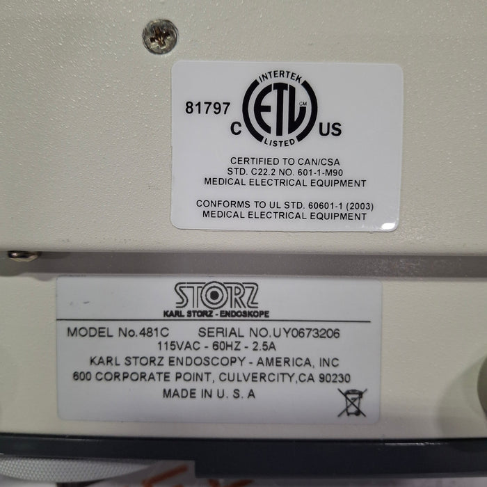 Karl Storz 481C Miniature Light Source