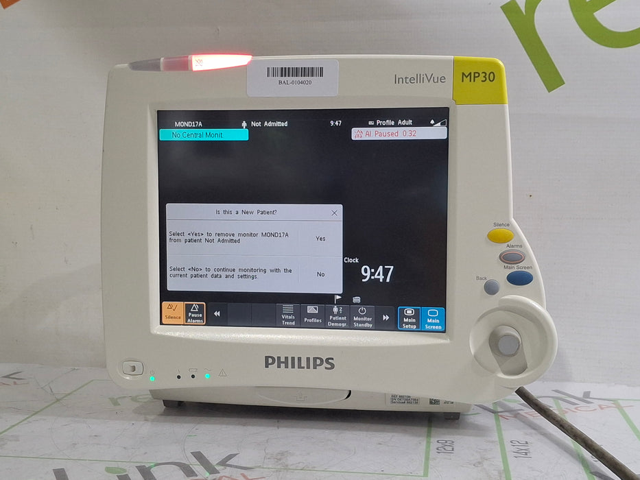 Philips IntelliVue MP30 Patient Monitor