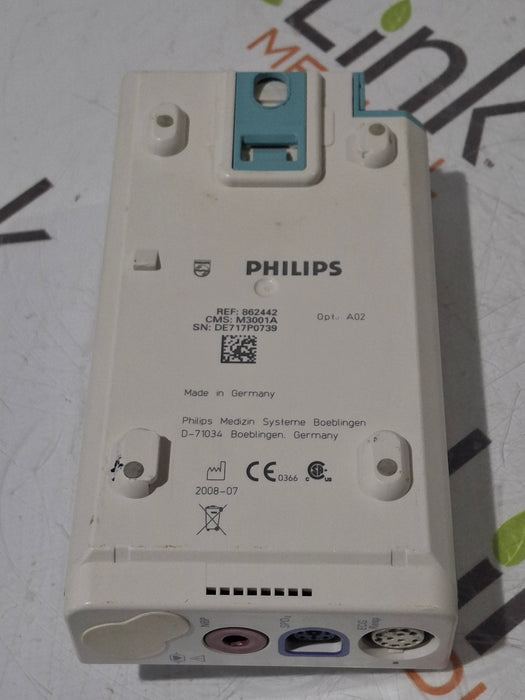 Philips M3001A-A02 OxiMax SpO2, NIBP, ECG MMS Module