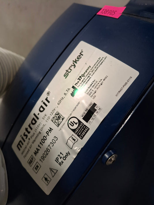 Stryker Mistral-Air Forced Air Warming System