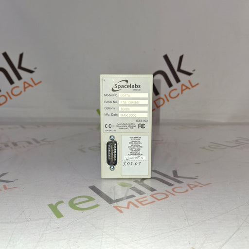 Spacelabs Healthcare Spacelabs Healthcare 90478 Q-Band Module Patient Monitors reLink Online