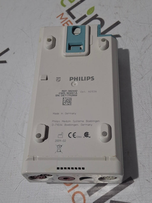 Philips M3001A-A01C06 Fast SpO2, NIBP, ECG, Temp, IBP MMS Module