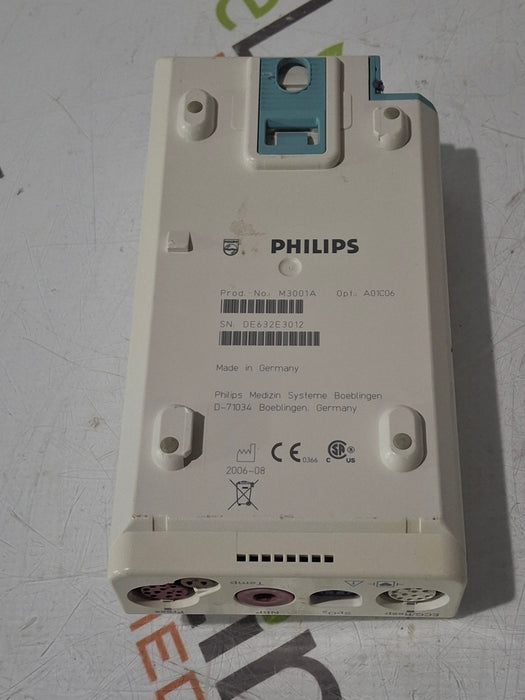 Philips M3001A-A01C06 Fast SpO2, NIBP, ECG, Temp, IBP MMS Module