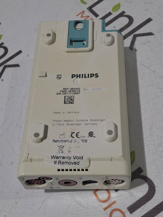 Philips M3001A-A01C06 Fast SpO2, NIBP, ECG, Temp, IBP MMS Module