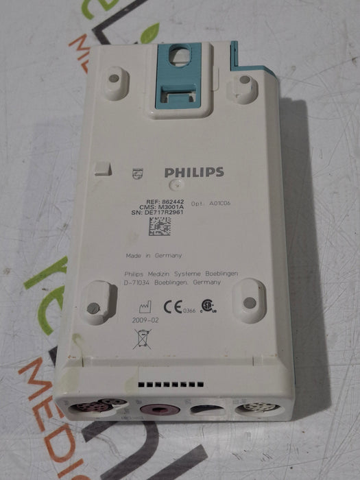 Philips M3001A-A01C06 Fast SpO2, NIBP, ECG, Temp, IBP MMS Module