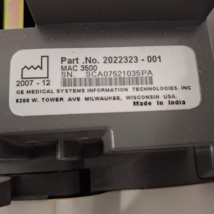 GE Healthcare MAC 3500 ECG