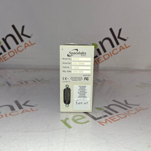 Spacelabs Healthcare Spacelabs Healthcare 90478 Q-Band Module Patient Monitors reLink Online