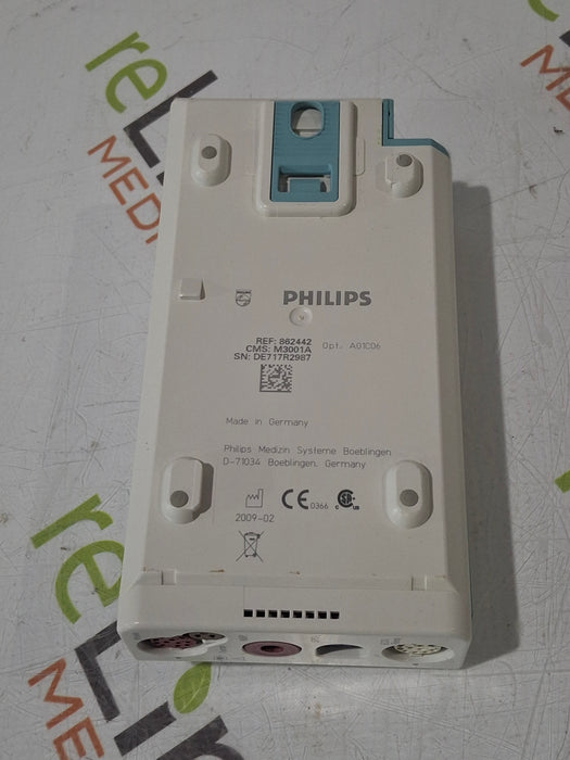 Philips M3001A-A01C06 Fast SpO2, NIBP, ECG, Temp, IBP MMS Module