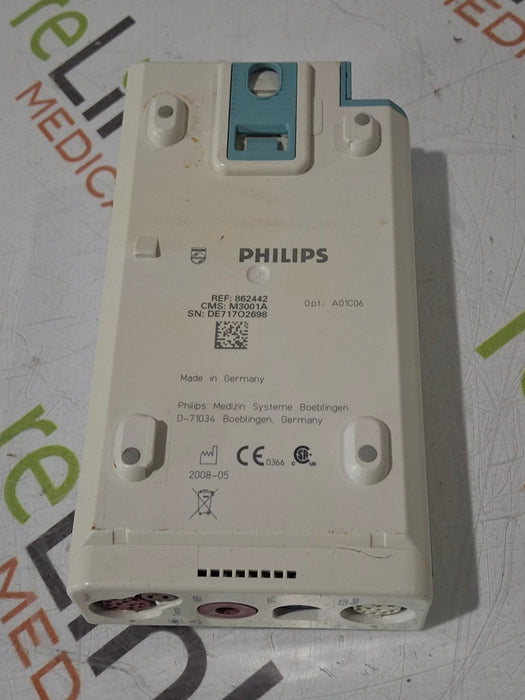 Philips M3001A-A01C06 Fast SpO2, NIBP, ECG, Temp, IBP MMS Module