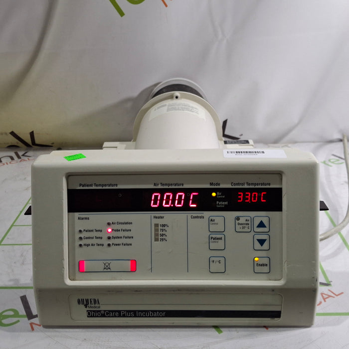Ohmeda Medical Ohio Care Plus Incubator Controller