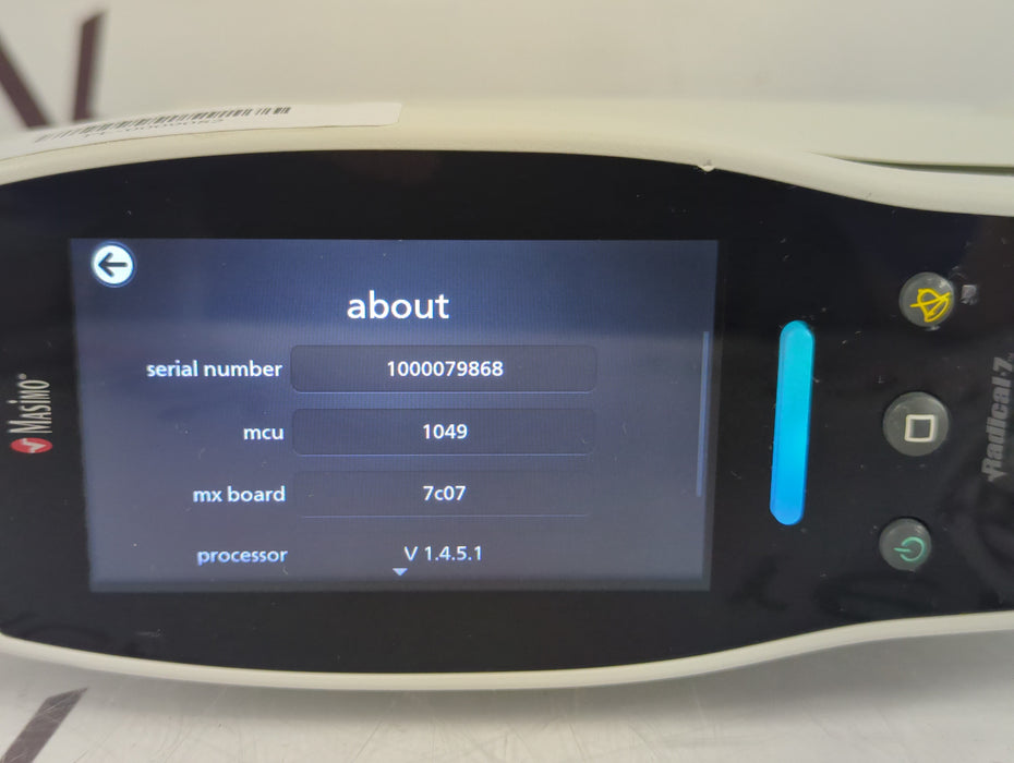 Masimo Radical 7 Pulse Oximeter w/ Base
