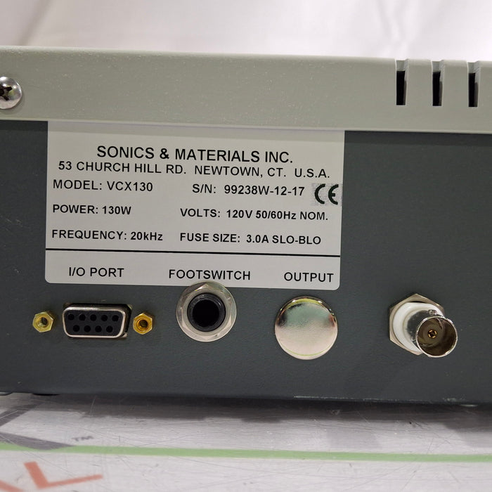 Sonics & Materials Inc VCX 130 Ultrasonic Liquid Processor