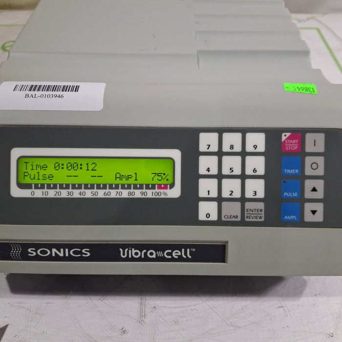 Sonics & Materials Inc VCX 130 Ultrasonic Liquid Processor
