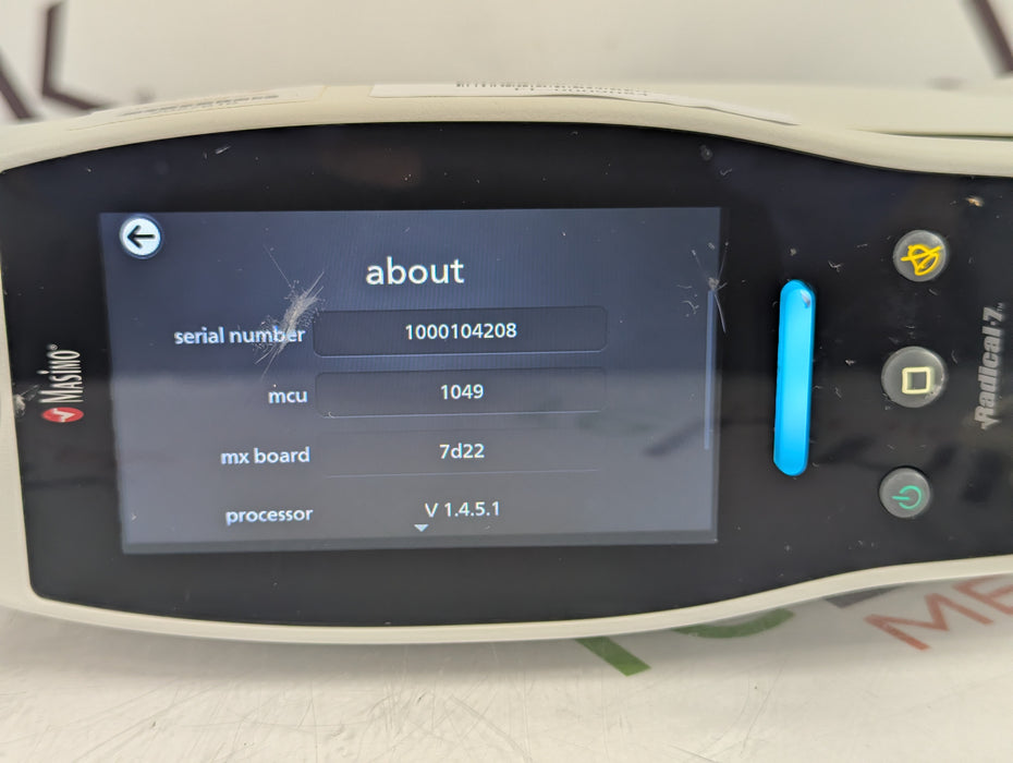Masimo Radical 7 Pulse Oximeter w/ Base