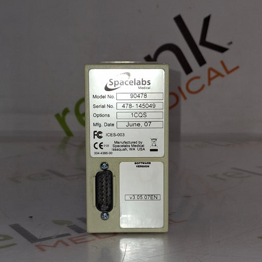 Spacelabs Healthcare Spacelabs Healthcare 90478 Q-Band Module Patient Monitors reLink Online