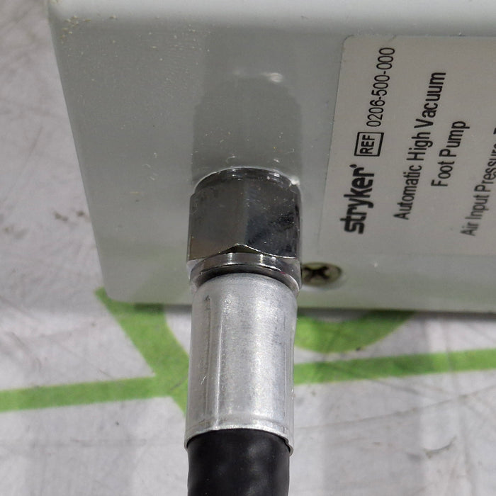 Stryker 206-500 Automatic High Vacuum Foot Pump
