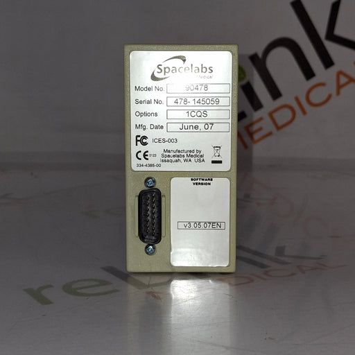 Spacelabs Healthcare Spacelabs Healthcare 90478 Q-Band Module Patient Monitors reLink Online