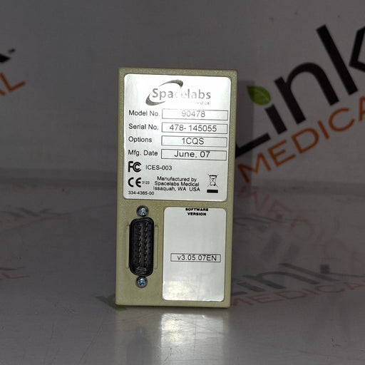 Spacelabs Healthcare Spacelabs Healthcare 90478 Q-Band Module Patient Monitors reLink Online