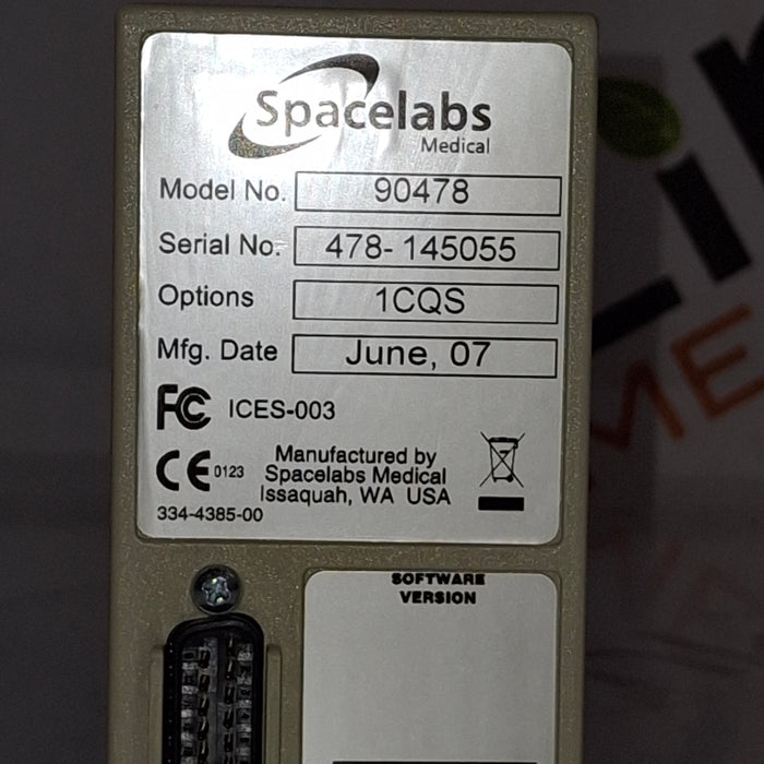 Spacelabs Healthcare 90478 Q-Band Module