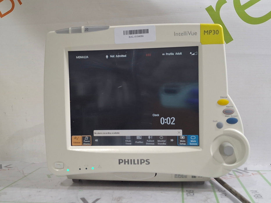 Philips IntelliVue MP30 Patient Monitor