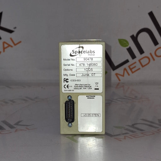 Spacelabs Healthcare Spacelabs Healthcare 90478 Q-Band Module Patient Monitors reLink Online