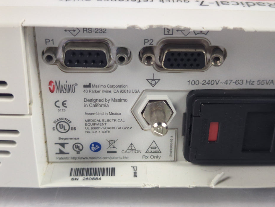 Masimo Radical 7 Pulse Oximeter w/ Base