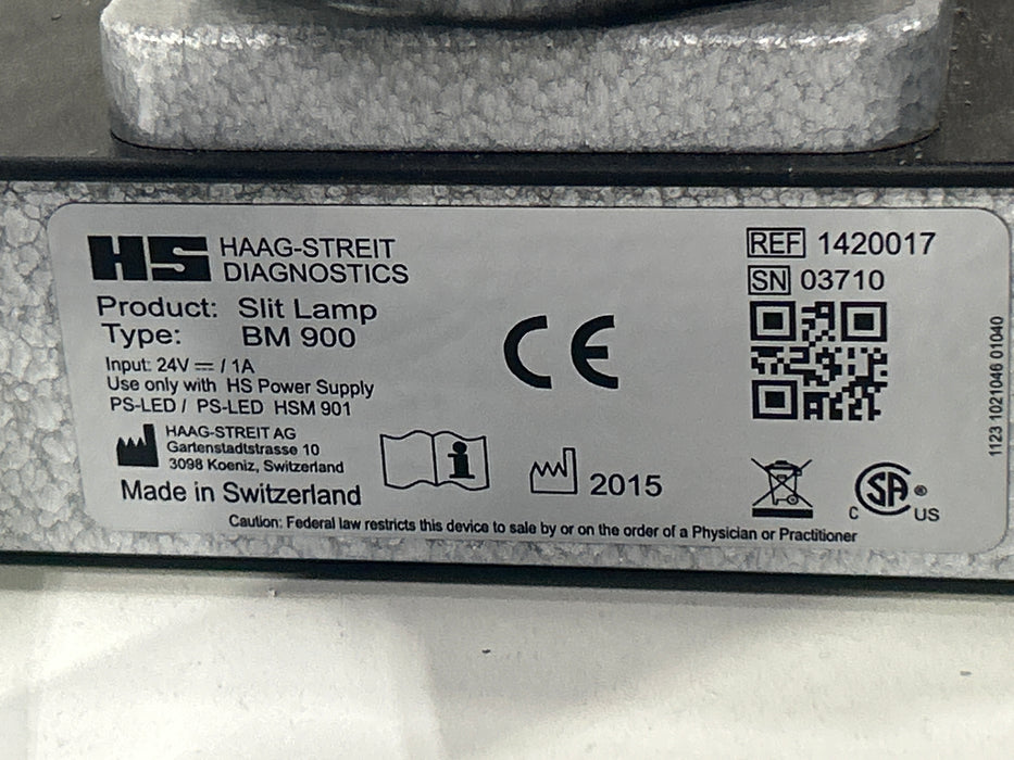 Haag-Streit BM 900 Slit Lamp