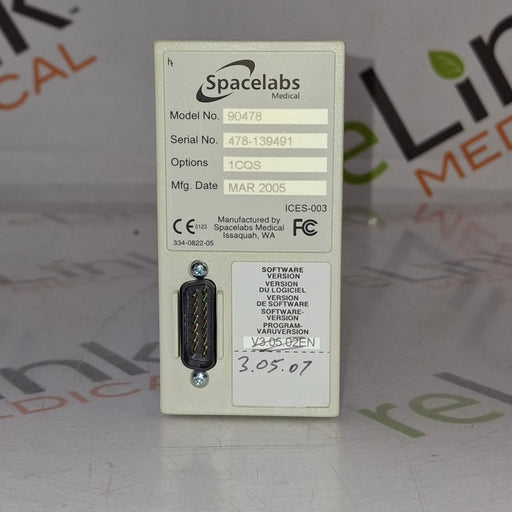 Spacelabs Healthcare Spacelabs Healthcare 90478 Q-Band Module Patient Monitors reLink Online