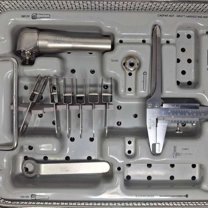 Aesculap, Inc. Graft Harvesting Retractor & Instrument Set