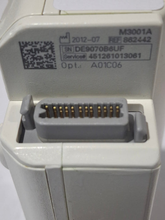 Philips M3001A-A01C06 Fast SpO2, NIBP, ECG, Temp, IBP MMS Module