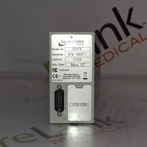 Spacelabs Healthcare Spacelabs Healthcare 90478 Q-Band Module Patient Monitors reLink Online
