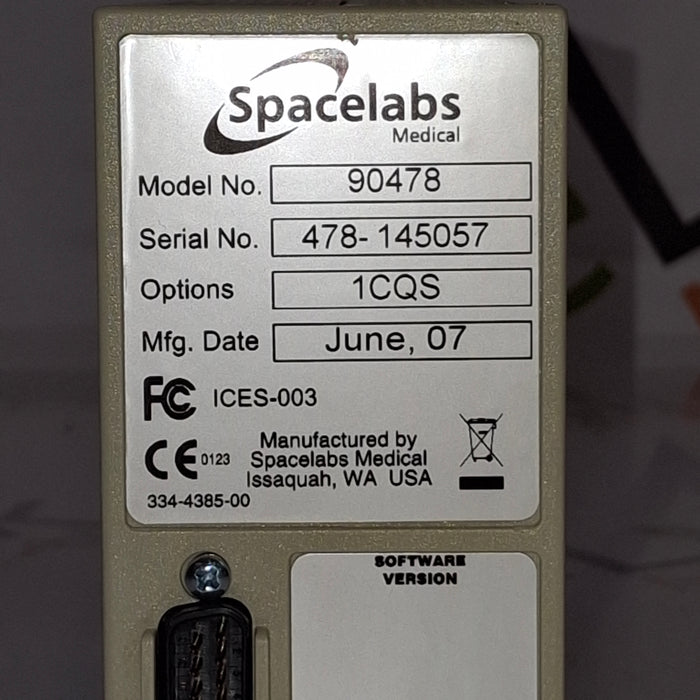 Spacelabs Healthcare 90478 Q-Band Module