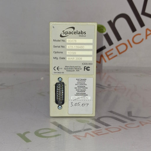 Spacelabs Healthcare Spacelabs Healthcare 90478 Q-Band Module Patient Monitors reLink Online