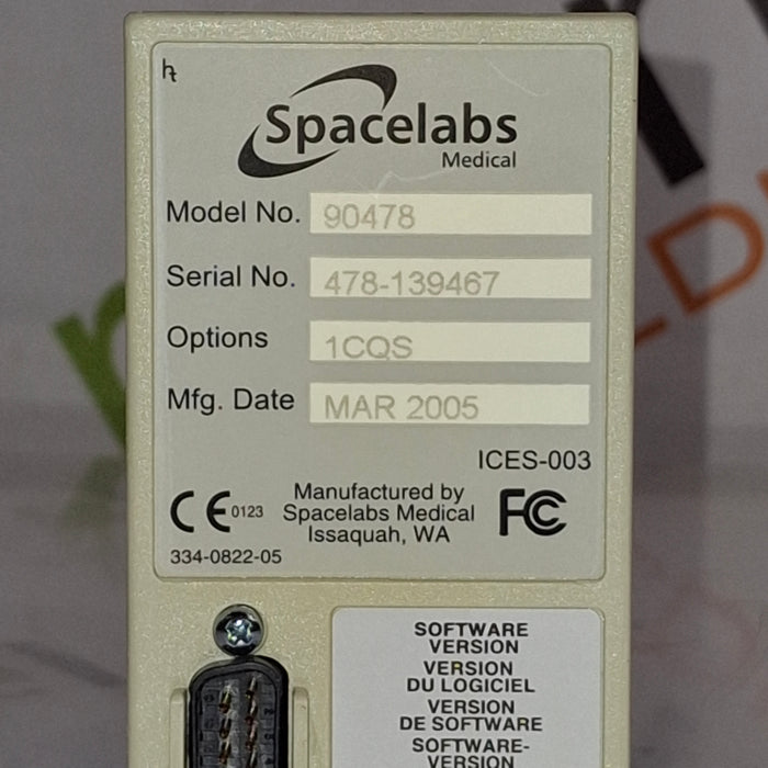 Spacelabs Healthcare 90478 Q-Band Module