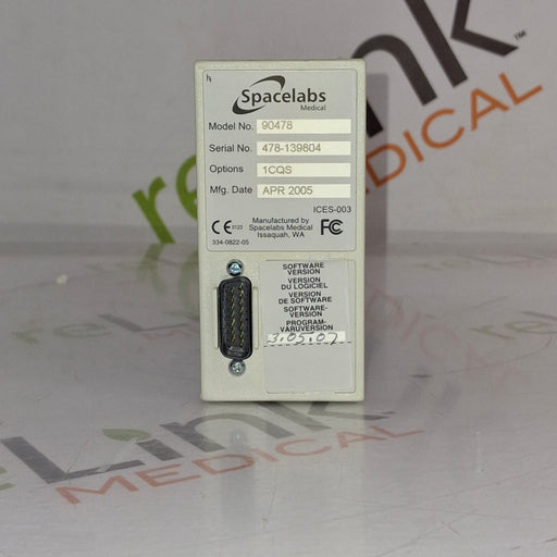 Spacelabs Healthcare Spacelabs Healthcare 90478 Q-Band Module Patient Monitors reLink Online