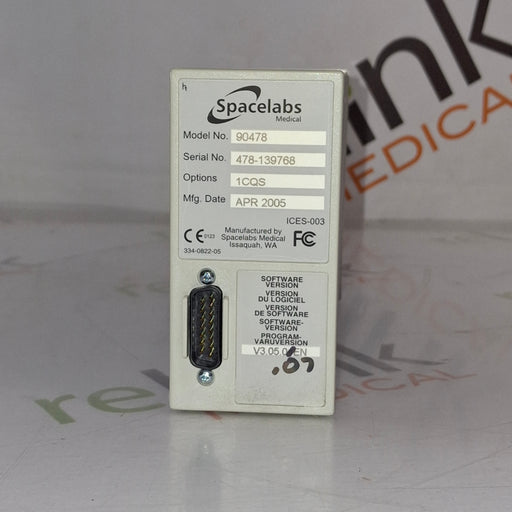 Spacelabs Healthcare Spacelabs Healthcare 90478 Q-Band Module Patient Monitors reLink Online