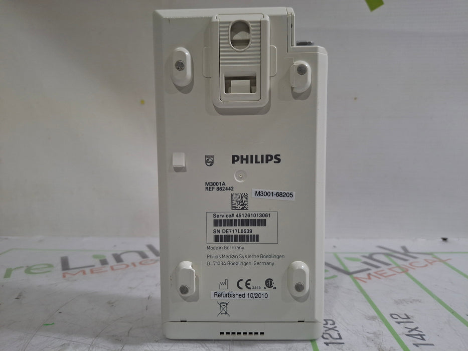 Philips M3001A-A01C06 Fast SpO2, NIBP, ECG, Temp, IBP MMS Module