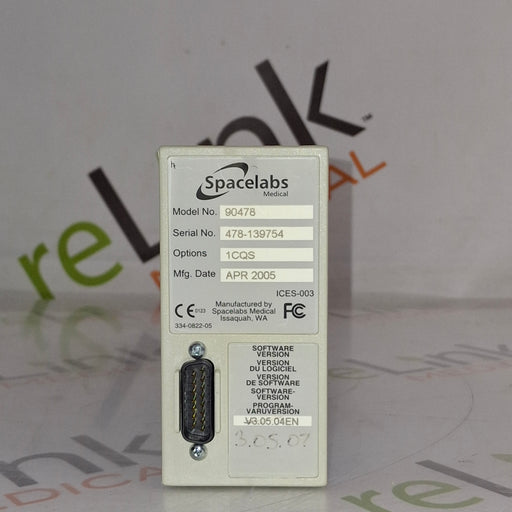 Spacelabs Healthcare Spacelabs Healthcare 90478 Q-Band Module Patient Monitors reLink Online