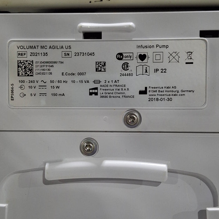 Fresenius Kabi USA Inc Volumat MC Agilia Infusion Pump